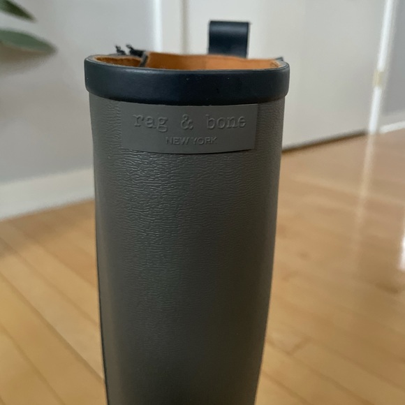 Rag & Bone Moto Rain Boots Size 36 - Picture 3 of 5